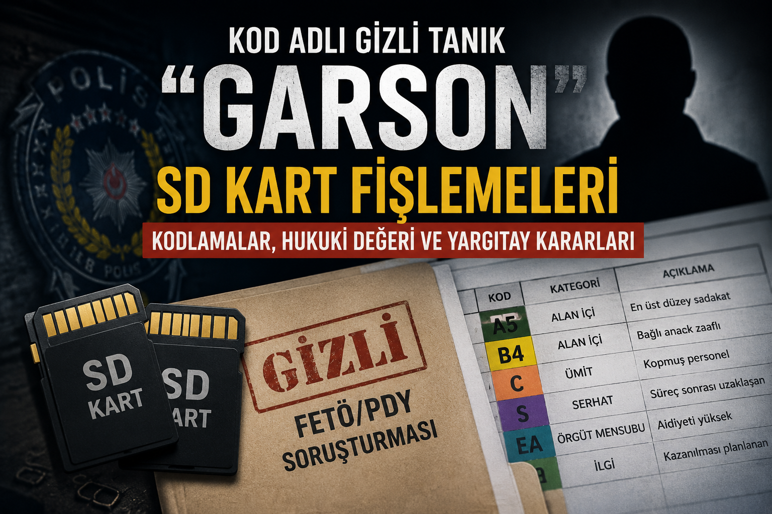 Garson Kod Adlı Gizli Tanığın SD Kart Fişlemeleri